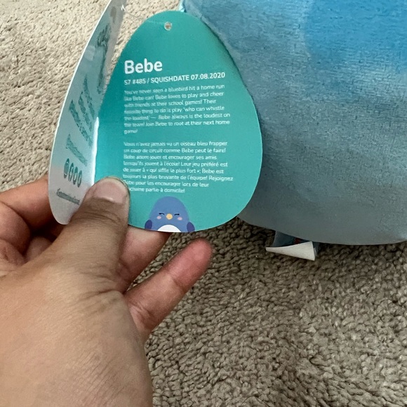 NWT 7” Bebe the Blue Bird Squishmallow - Picture 5 of 6